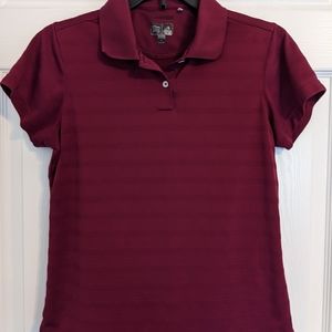 Adidas Kid's Golf Polo M Maroon